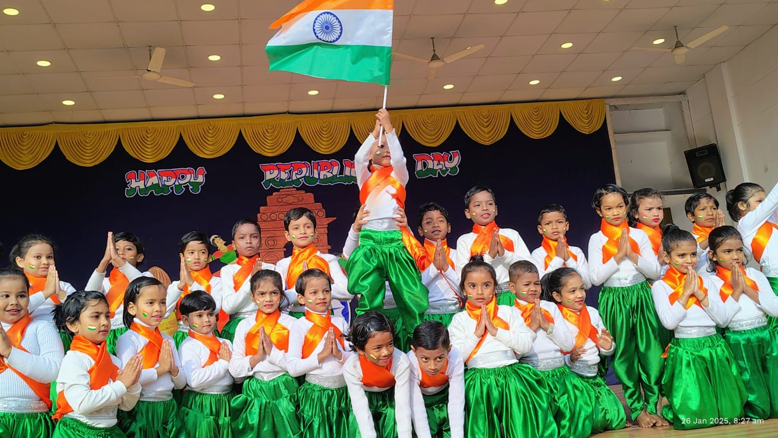 St. Xavier’s English School & Jr. College, Chaibasa celebrates 76th Republic Day 2025